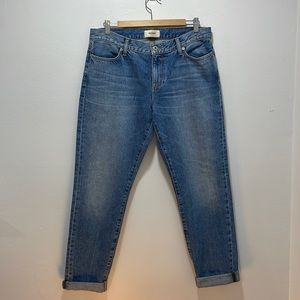 Baldwin Low Rise Cotton Boyfriend Jeans